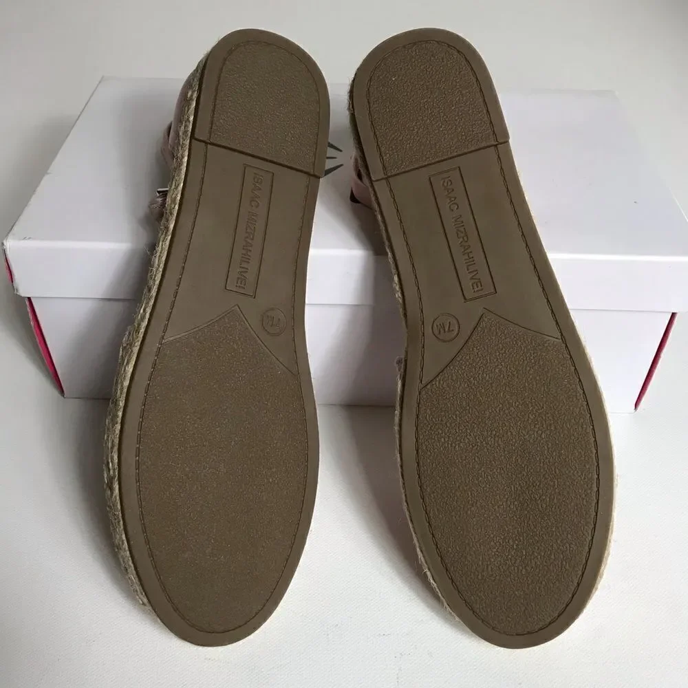 Isaac Mizrahi Floral Applique Satin Espadrilles